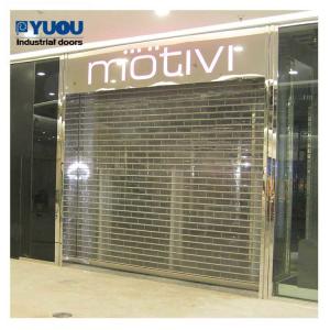 China Polycarbonate Slat Aluminum Shutter Door To Commercial Store factory