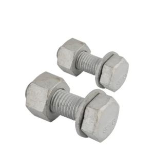 China A307 GRADE B Hot Dipped Galvanized Hex Bolts Full Thread on sale