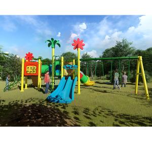 China Children Galvanized Steel Pipe Outdoor Playground Slide Anti crack factory