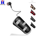 Plastic Volume Control Business Bluetooth Earphone IPX3 Waterproof