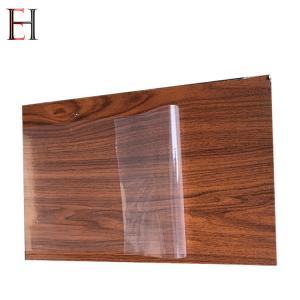 China Environmental Friendly Water Based Acrylic Glue Transparent PE Protective Film For Wooden Hard Floor Protection factory
