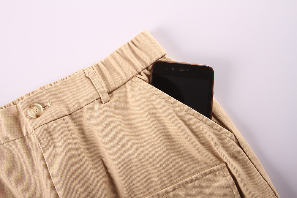 Khaki Black Light Coffee Stockpapa Mens Cotton Chino Pants