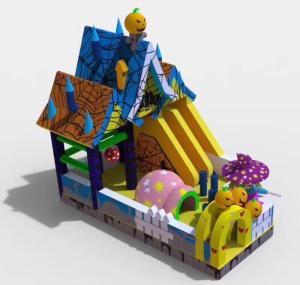 China farm theme kids party inflatable playground factory