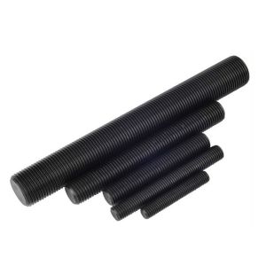 Black Anodized Threaded Double Ended Bolt M4 - M48 Customization Acceptable