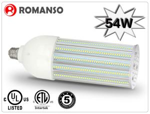 China 180° 2700K - 6000K LED Corn Lights Bulb 54W support E27 E26 E39 E40 factory
