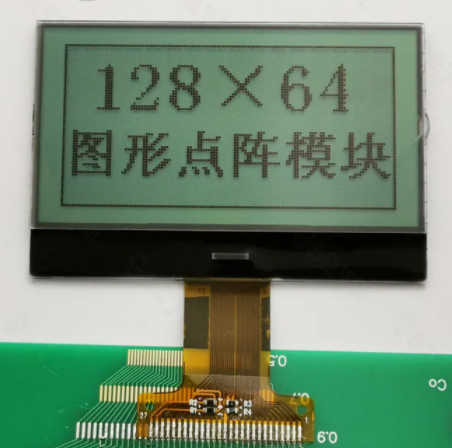 2.5 Inch 3.3V LCD Display Module 128 X 64 Resolution COG Type FPC Connection