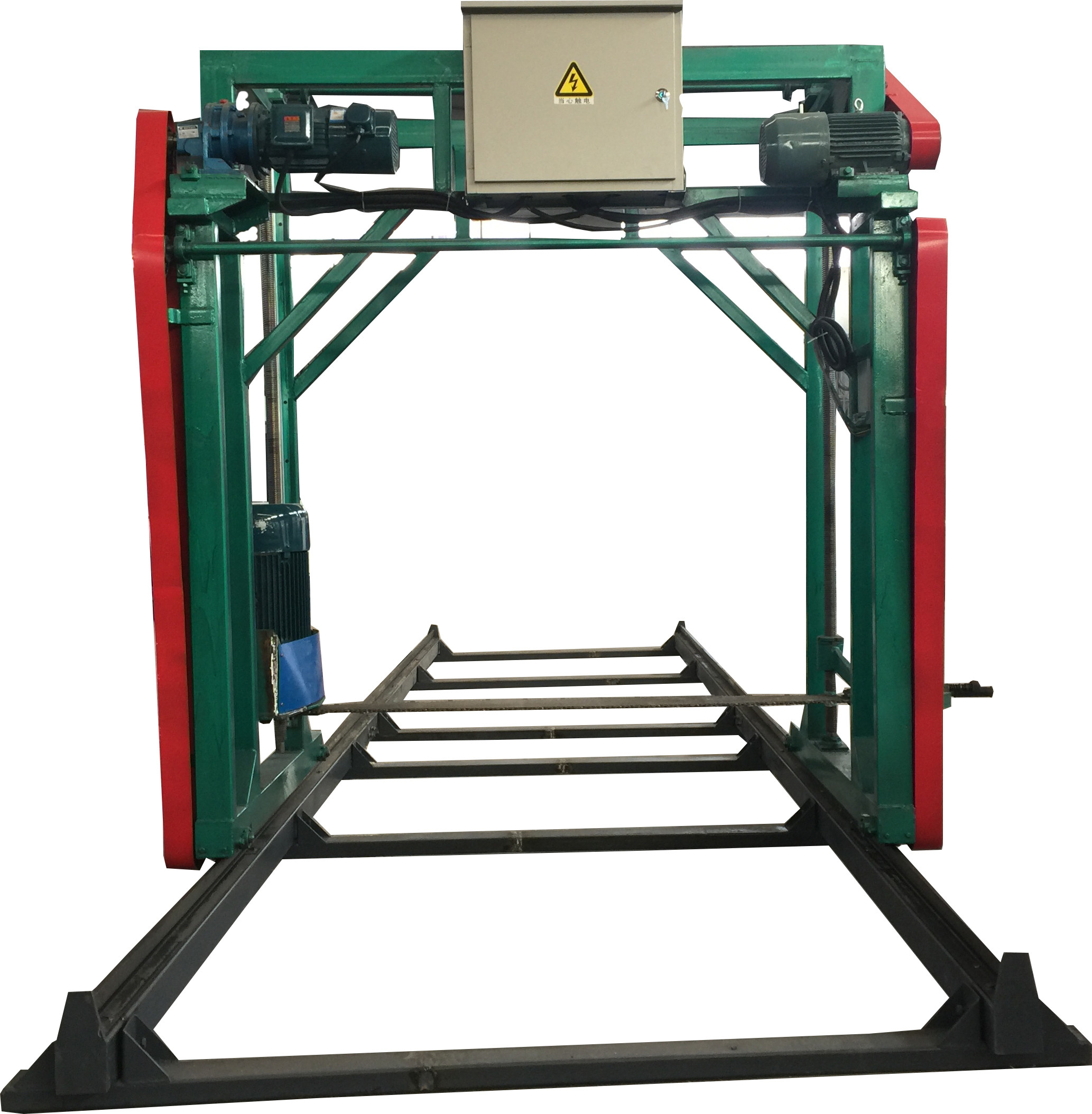Horizontal cutting electrical chainsaw mill portable /Petrol sawmill chainsaw