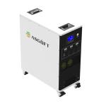 Asgoft 3kw 6kwh 25.6v 235ah Home or outdoor Portable Charger All In One Solar