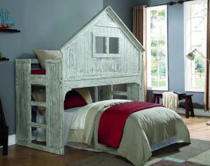 China modern bunk bed pine wood factory