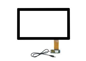 China 15.6 Inch Anti Glare Touch Screen PCAP Capacitive Touch Glass For Computer factory