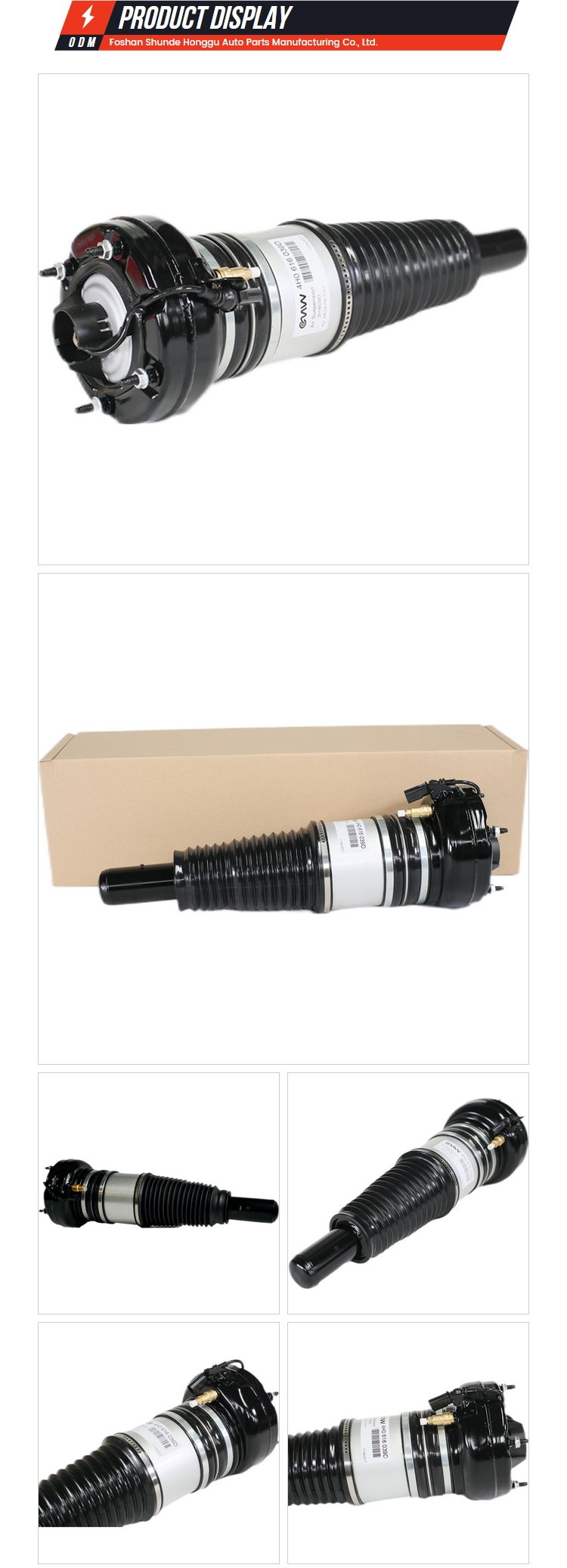 Front Air Shock Absorber For Audi A8 D4 A6 C7 A7 Bentley MULSANNE 4H0616039D 4H0616040 Air Suspension Struts