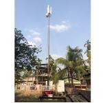 15m pneumatic telescopic mast 300kg payloads NR-3300-15000-300L for mobile