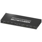 4096x2160 600Mhz 60Hz Splitter HDMI 1x8 4k