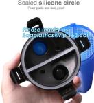 Dog Travel Water Bottle Collapsible Bowls, 2 in 1 Pet Food Container with