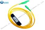 SC APC Simplex 1X2 FBT Optical Fiber Coupler 2.0mm 1m 30/70 ABS PVC
