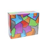 Custom Size Corrugated Gift Box Colorful Kraft Paper Corrugated Box double wall