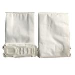 White 27*19.5cm 39.5g Fleece Vac Filter Bags For Vorwerk Kobold VK 135 136