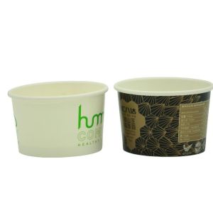 Biodegradable Paper Soup Cup Customized Recyclable Food Packaging
