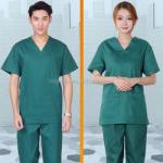 Custom Cotton And Polycotton Workwear Hospital Medical Scrub