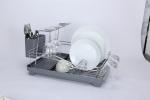 Steel Adjustable Kitchen Dish Drainer Rack For Drying Dishes Custom Color