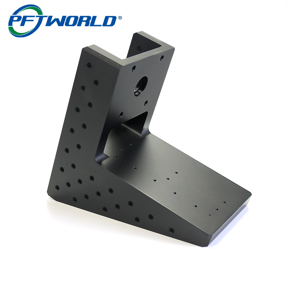Medical Brackets Black Sandblasting Anodizing Aluminum Parts CNC Milling Machining