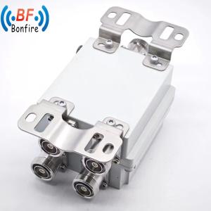 China 4.3-10 F 1710-2170MHz 2300-2690MHz 5 Port Low Pim 4.3-10 Female RF Quad-Band Combiner factory