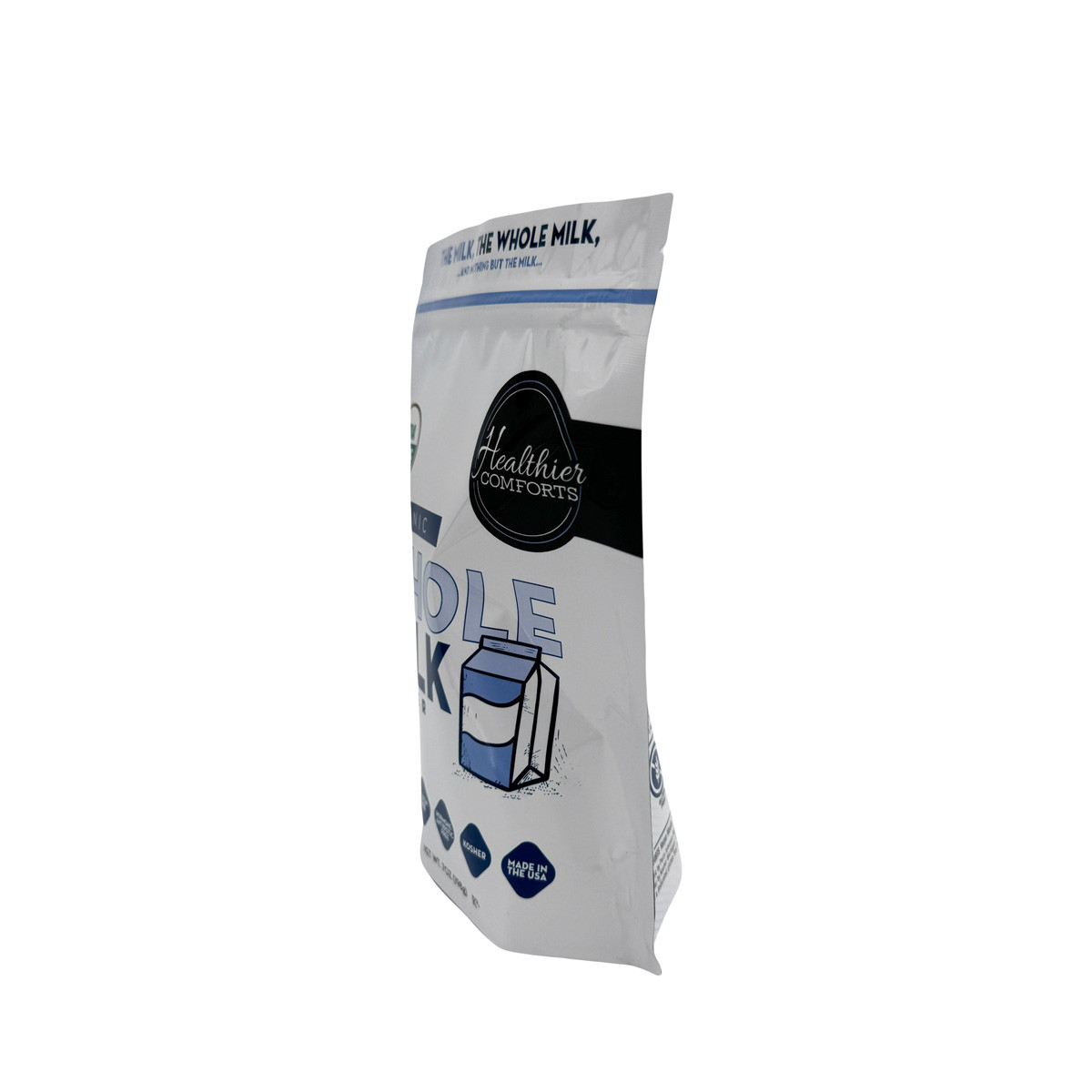 Custom Digital Printed Aluminium Laminated Stand Up Bags with Ziplock for Whole Milk Powder Packaging
