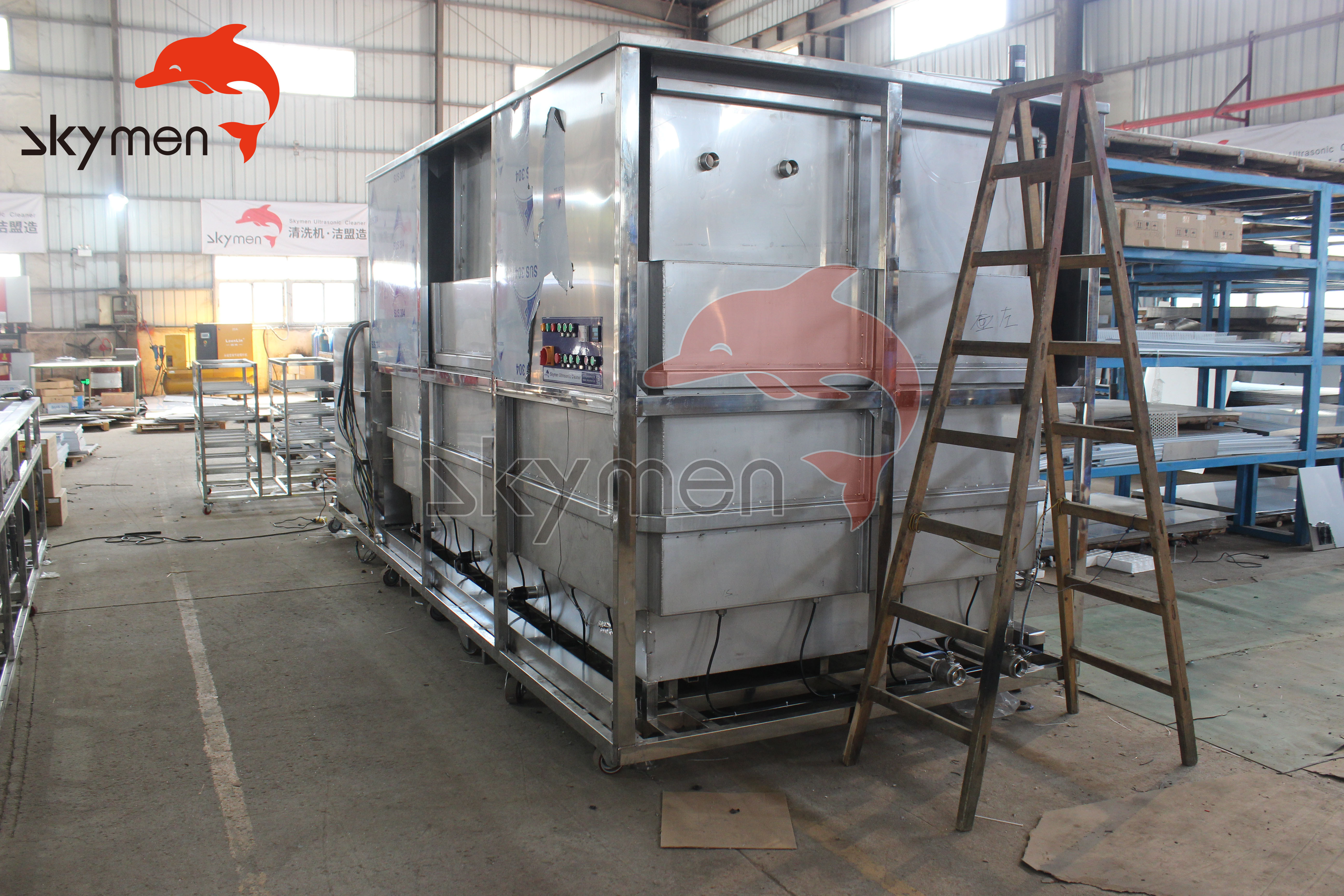 TFCF Ultrasonic Cleaning Machine CE 800 Gallon For Reactor
