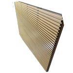 Powder Coating Aluminum Garage Door Fence Flat Woodgraind Grille