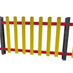 Weather Resistance FRP Fencing Fiberglass Shaped Profiles For Farms Gardens