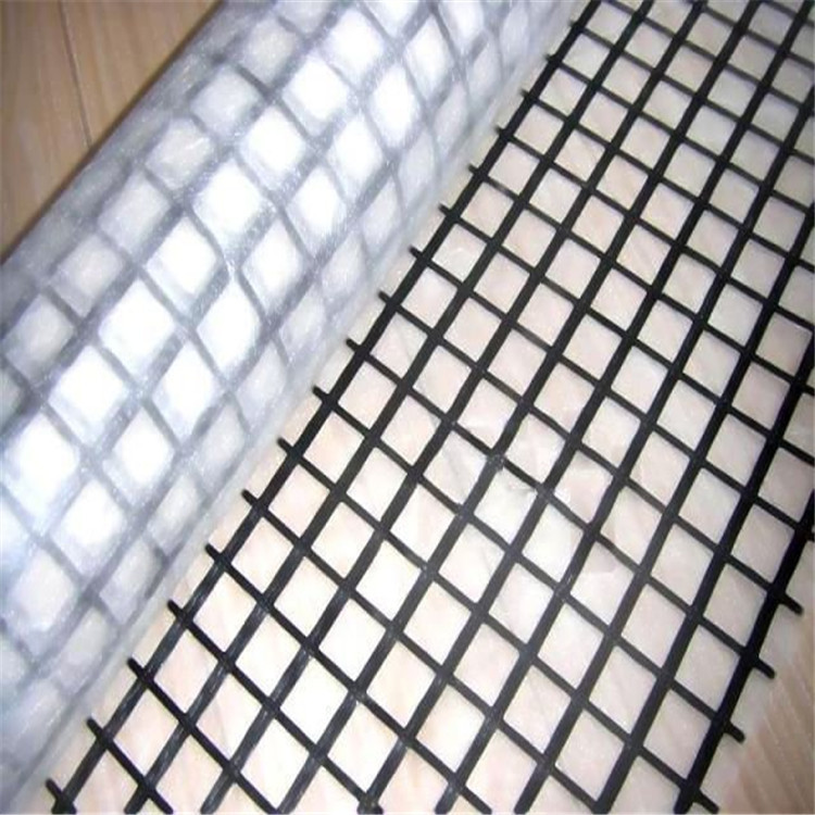 Asphalt Coated Fiberglass Composite Geogrid Geotex Geomat Geogrid Composite