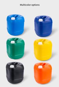 China 25L Square HDPE Plastic Container HDPE Plastic Drums For Chemical Industry factory