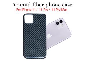 China Silky Touching Real Aramid Fiber Phone Case For IPhone 11 factory