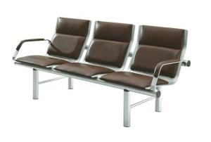 China Classic 3 Seat PU China Airport Chair factory