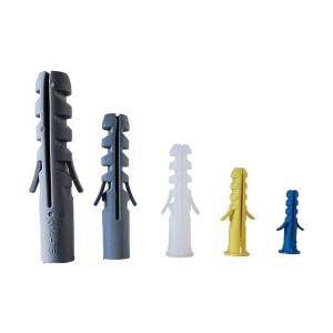 China 10*50mm Gray Plastic Insulation Anchors Wall Plug Polyethylene factory