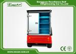 Red 2 Passenger Electric Ambulance Car For Emergency Closed Type