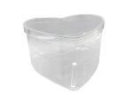 Gifts Packing Square Acrylic Box , Luxury Love Heart Shape Acrylic Box For Roses