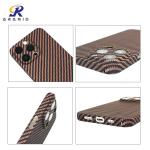 Custom Gold Color Aramid Fiber Phone Case For iPhone 13 Pro Max
