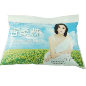 Customized Plastic Handle Bags Rainproof LDPE Plastic Pillow Bag