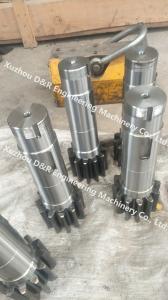China High quality gear shaft used on Kanglim 1256 crane, 40Cr gear shafts factory