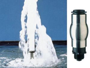 China 1&quot; Stainless Steel Plastic Frothy Foam Water Fountain Jet Nozzle factory