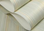 Modern Contemporary Wall Coverings / Breathable Striped Wallpaper for Living