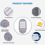 High Brightness High Light Efficiency LED Street Light IP65 Aluminum Color