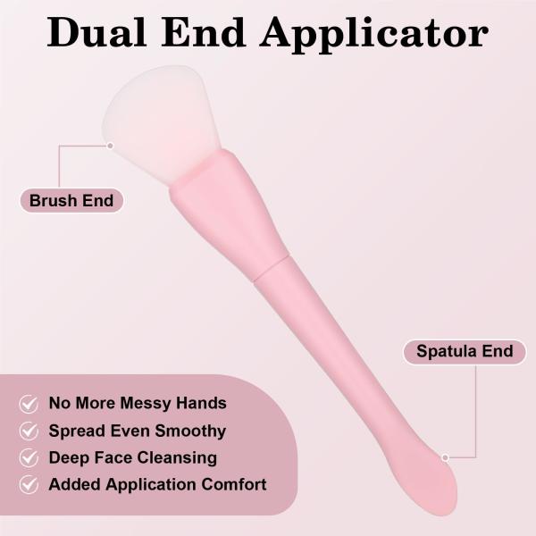 OEM Silicone Face Mask Brushes Mud Mask Applicator Brush For BB CC Cream Body Lotion