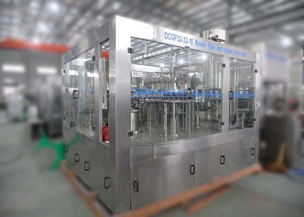 Small Carbonated Drink Filling Machine , Soft Drink Bottling Machine / Filling