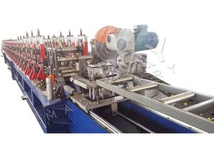 China 5 Tons 380V Strut Channel Roll Forming Machine Gearbox Drive factory