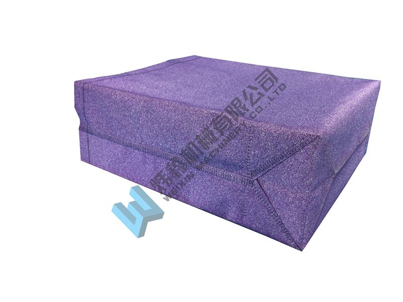 100gsm Eco glitter film lamination Non Woven Bag /Promotional Custom Laminated PP Non Woven Tote Shopping Bag