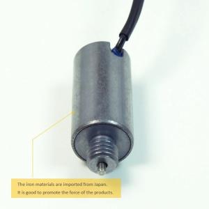 China Tubular Push Pull Solenoid 24V For Automatic Ticket Machine factory
