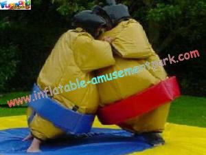 China Inflatable sports games, PVC tarpaulin Inflatable Sumo suit wrestling for adult and kids factory