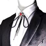 Red Diamond Collar Lapel Pin For Shirt Collar 5.2cm×5.8cm Size